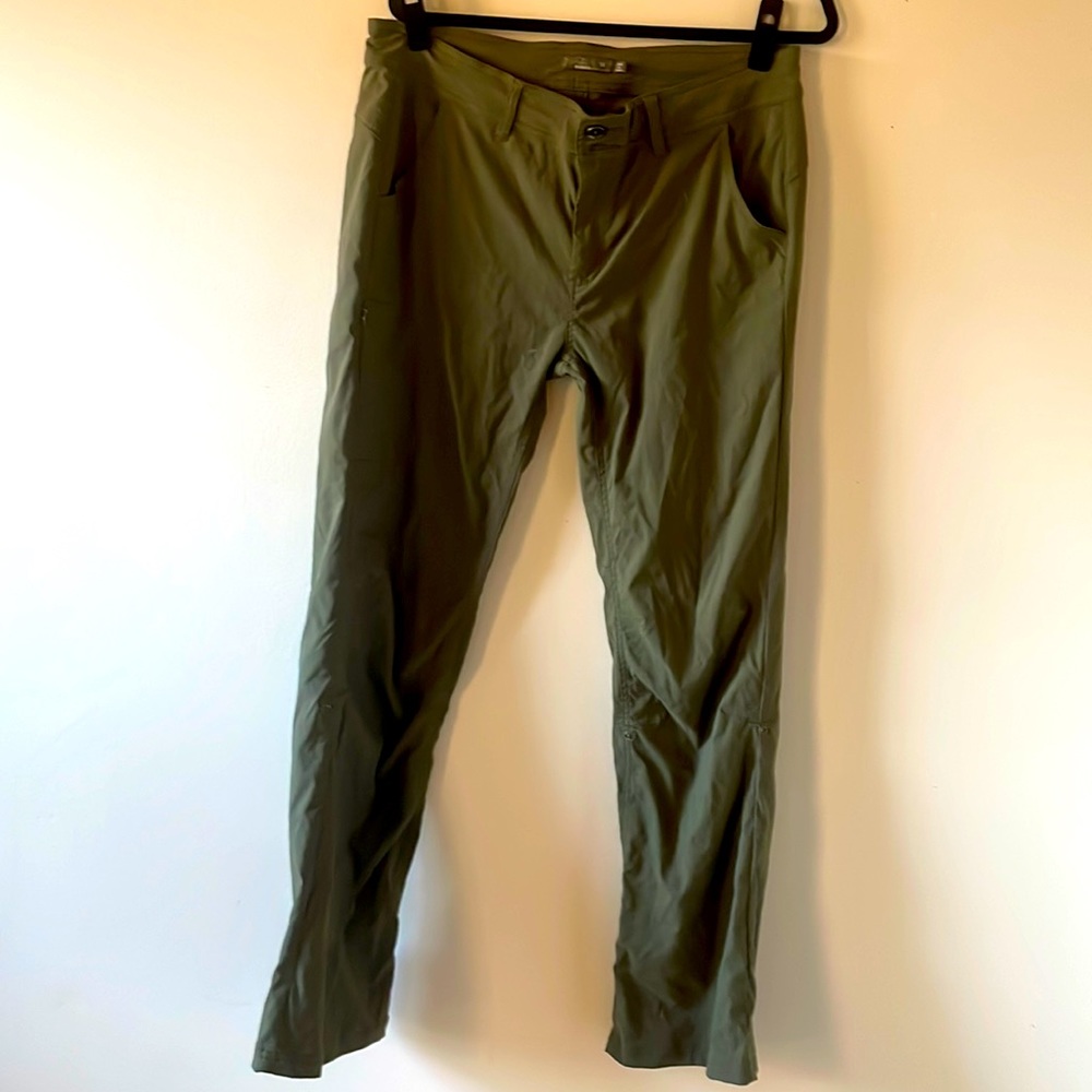 Prana Womens size 14 green hiking pants